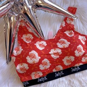 New in package Jady K Christmas bralette size L/XL Santa